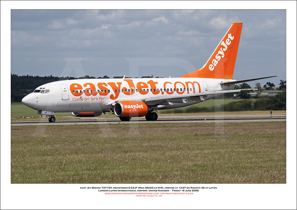 G-EZJF - easyJet Boeing 737-73V (Msn 30243 Ln 919) - 01