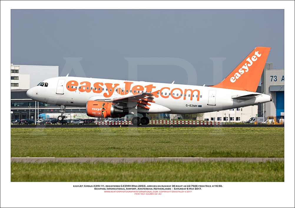 G-EZMH - easyJet Airbus A319-111 (Msn 2053) - 02