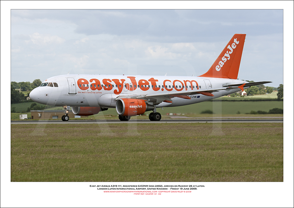 G-EZNM - easyJet Airbus A319-111 (Msn 2402) - 01