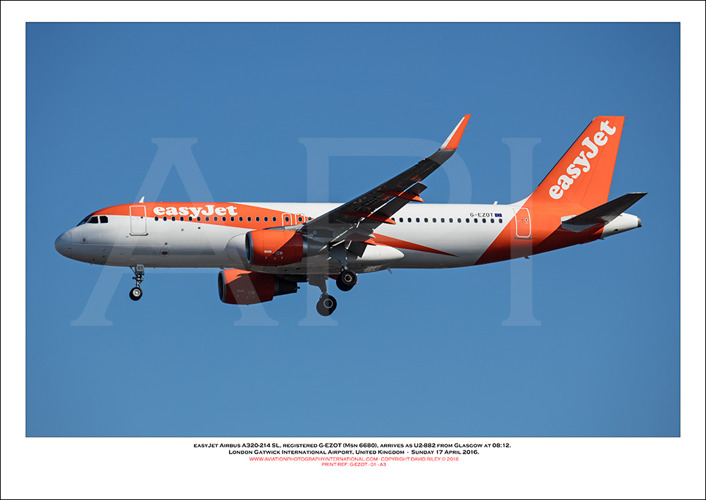 G-EZOT - easyJet Airbus A320-214 SL (Msn 6680) - 01