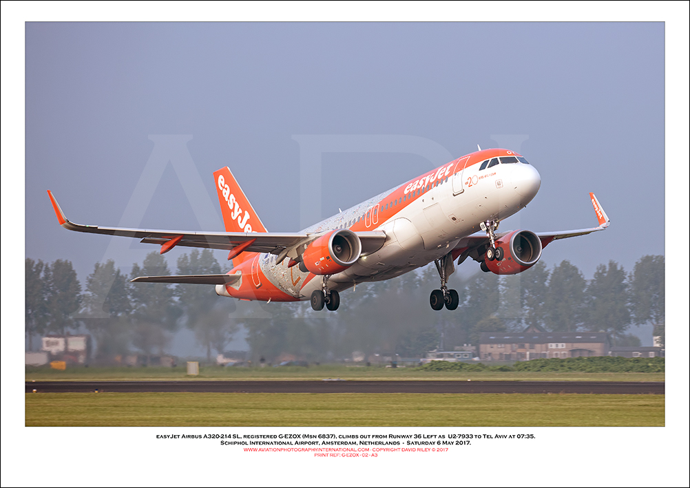 G-EZOX - easyJet Airbus A320-214 SL in 20th Anniversary markings (Msn 6837) - 02