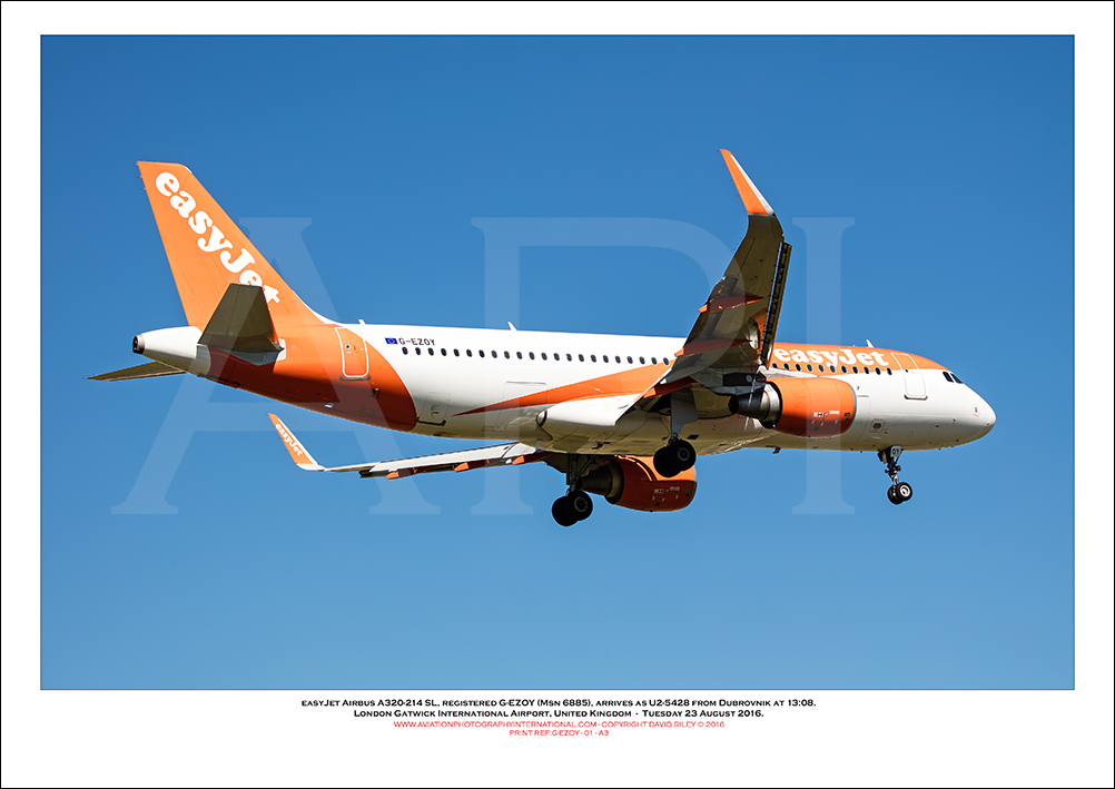 G-EZOY - easyJet Airbus A320-214 SL (Msn 6885) - 01