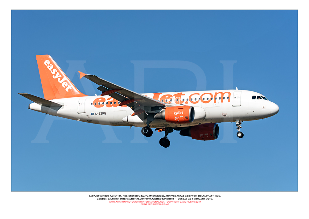 G-EZPG - easyJet Airbus A319-111 (Msn 2385) - 02