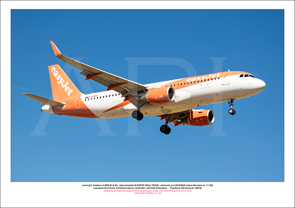 G-EZPO - easyJet Airbus A320-214 SL (Msn 7243) - 01