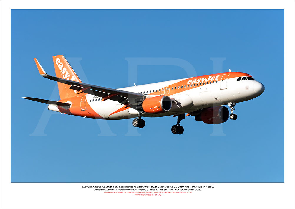 G-EZRX - easyJet Airbus A320-214 SL (Msn 8321) - 01