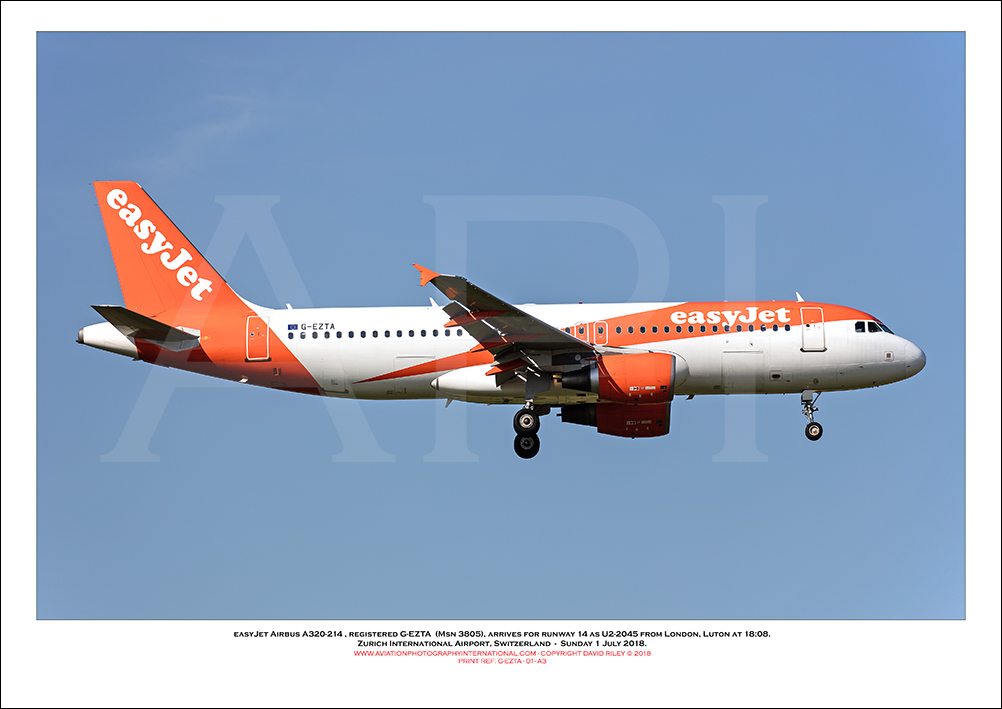 G-EZTA - easyJet Airbus A320-214 (Msn 3805) - 01