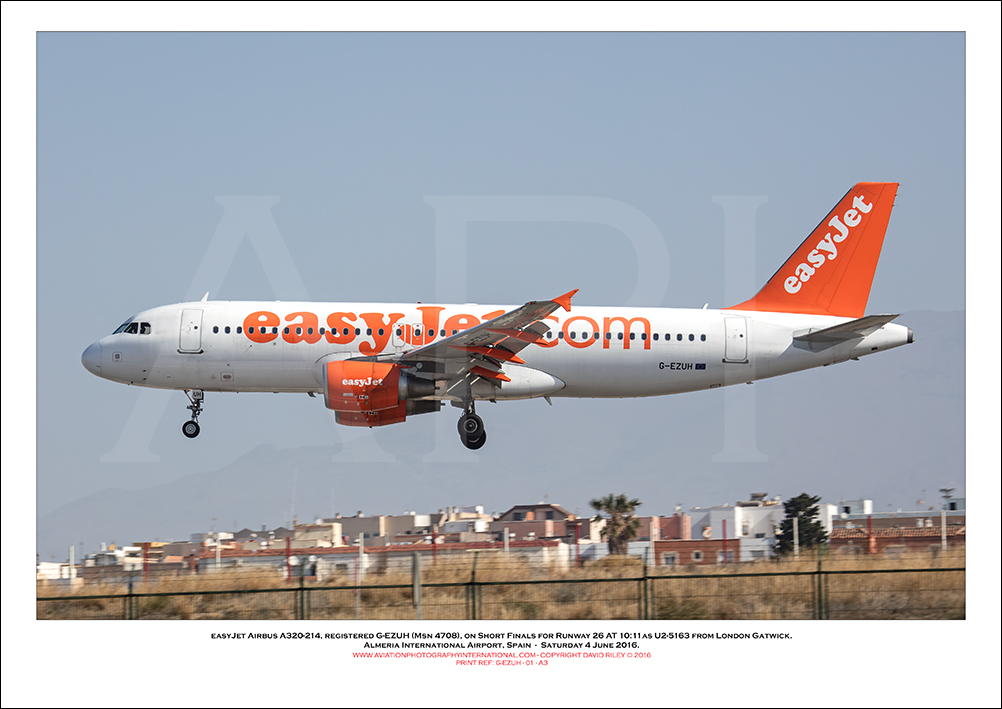 G-EZUH - easyJet Airbus A320-214 (Msn 4708) - 01