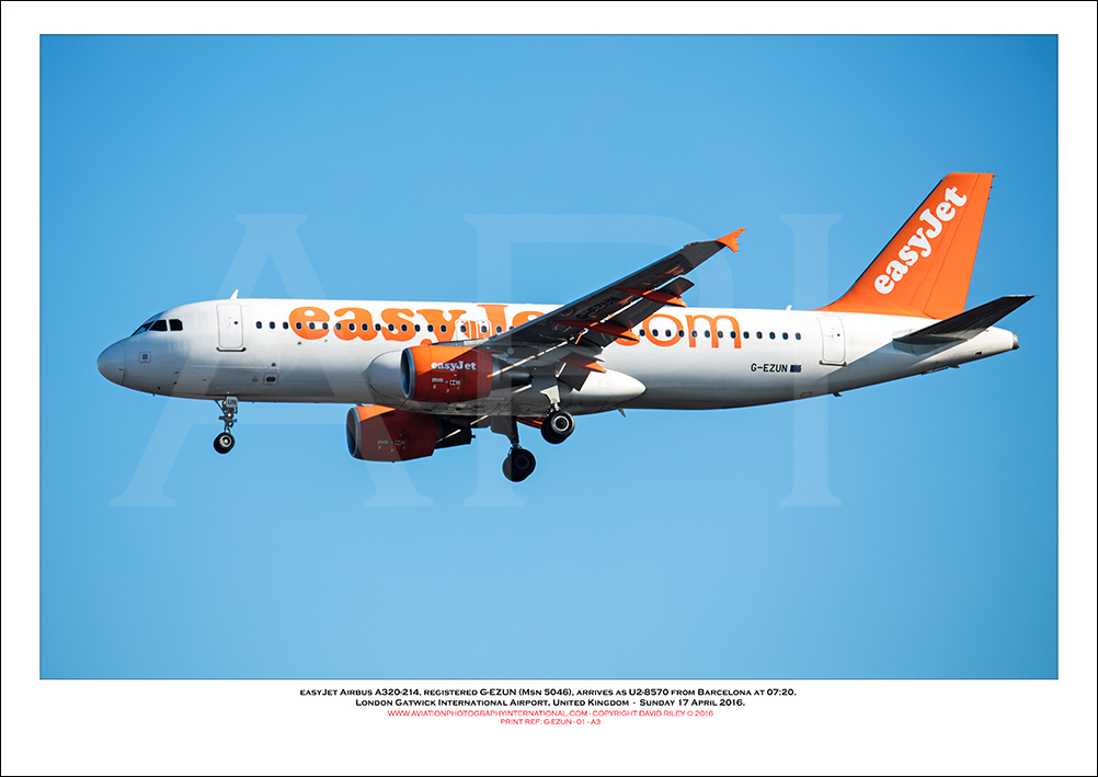 G-EZUN - easyJet Airbus A320-214 (Msn 5046) - 01