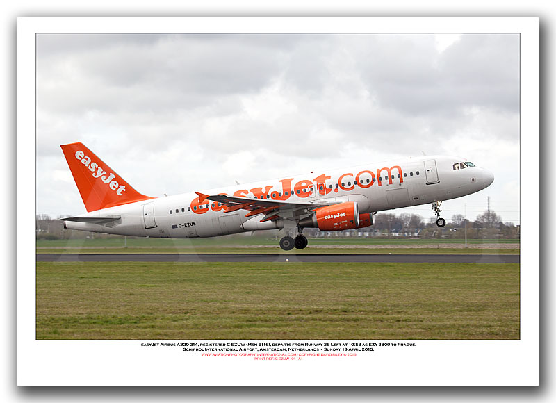 G-EZUW - easyJet Airbus A320-214 (Msn 5116) - 01