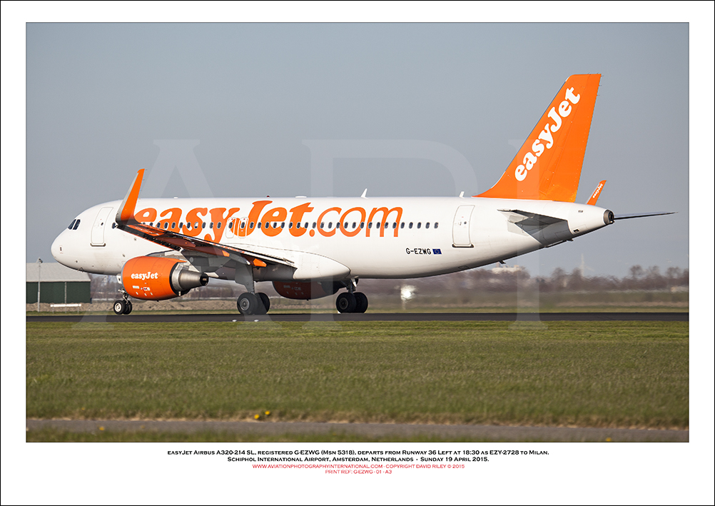 G-EZWG - easyJet Airbus A320-214 SL (Msn 5318) - 01