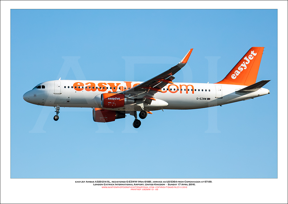 G-EZWW - easyJet Airbus A320-214 SL (Msn 6188) - 01