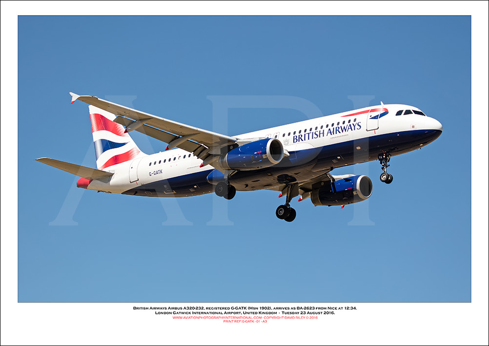 G-GATK - British Airways Airbus A320-232 (Msn 1902) - 01