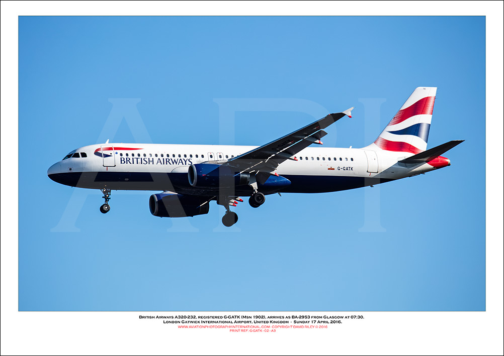 G-GATK - British Airways Airbus A320-232 (Msn 1902) - 02