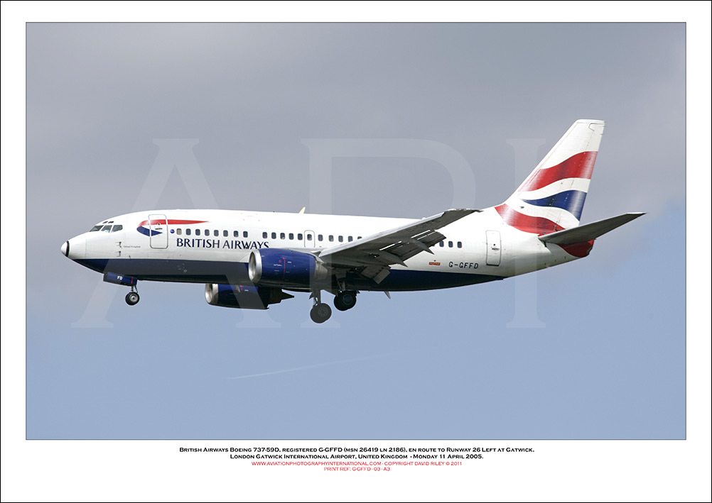 G-GFFD - British Airways Boeing 737-59D (Msn 26419 ln 2186) - 03
