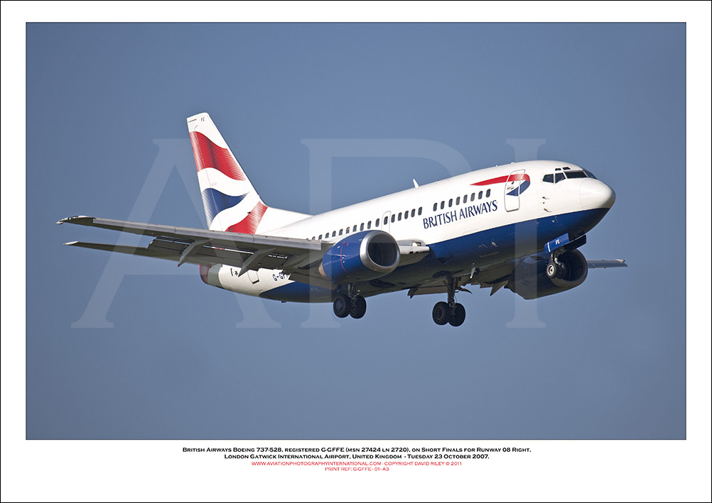 G-GFFE - British Airways Boeing 737-528 (Msn 27424 ln 2720) - 02