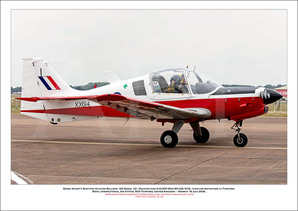 G-GGRR - Derek Sharp�s Scottish Aviation Bulldog Series 120 Model 121 (Msn BH120/272) - 02