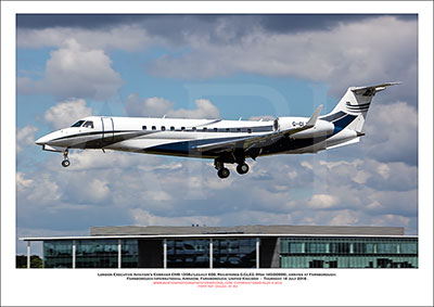 G-GLEG  - London Executive Aviation�s Embraer ERJ-135BJ Legacy 600 (Msn 145-00998) - 01