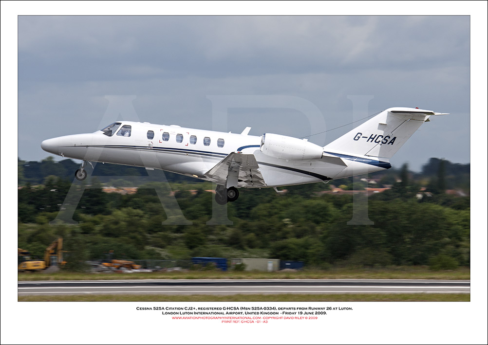 G-HCSA -Cessna 525A Citation CJ2+  (Msn 525A-0334) - 01