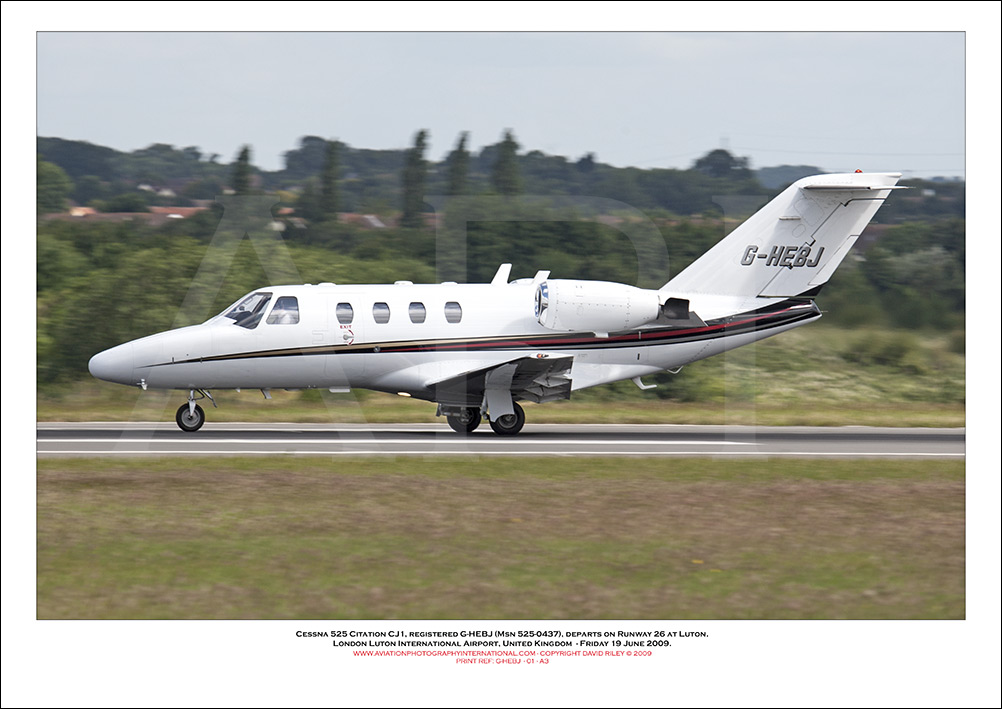 G-HEBJ - Cessna 525 Citation CJ1 (Msn 525-0437) - 01