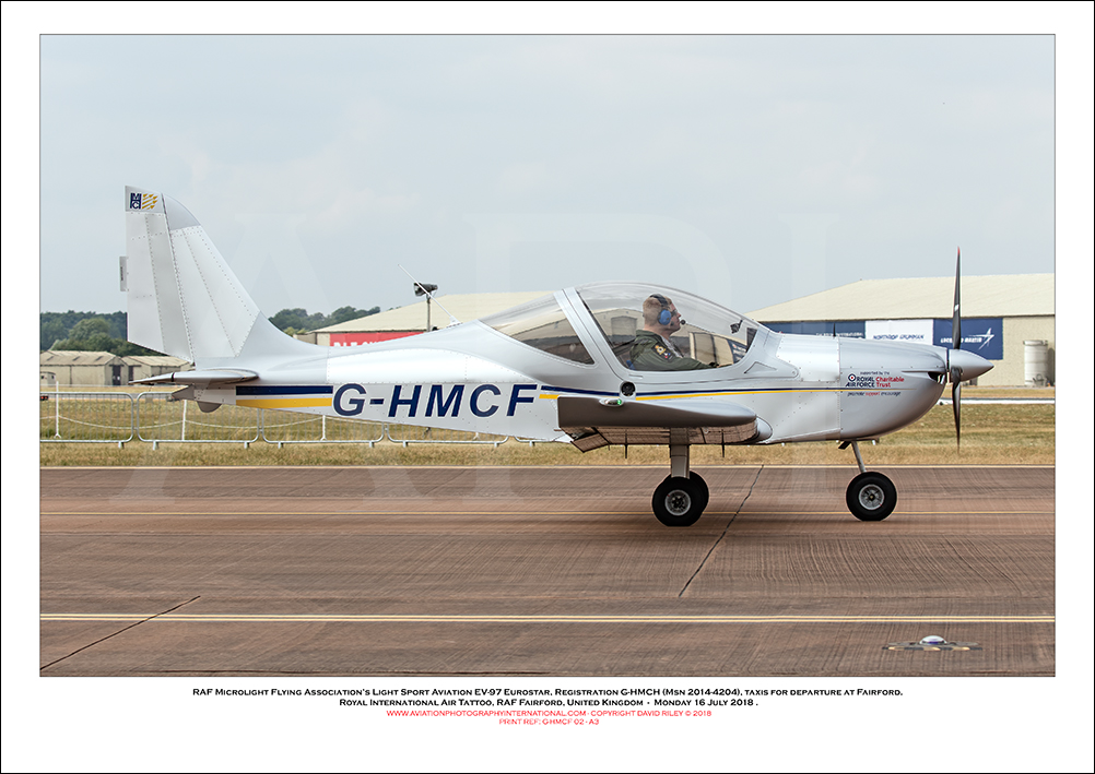 G-HMCF - RAF Microlight Flying Association�s Light Sport Aviation EV-97 Eurostar  (Msn 2014-4204) - 02