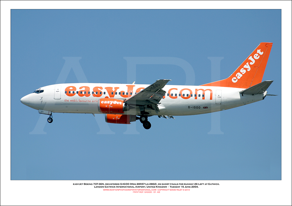 G-IGOO - easyJet Boeing 737-36N (Msn 28557 Ln 2862) - 01