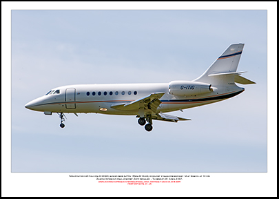 G-ITIG - TAG Aviation UK Falcon 2000 EX  (Msn 4010A3) - 01