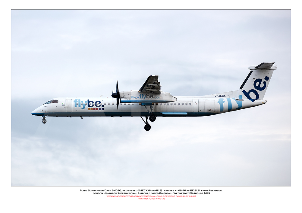 G-JECK - Flybe Bombardier DHC8-402  (Msn 4113) - 02