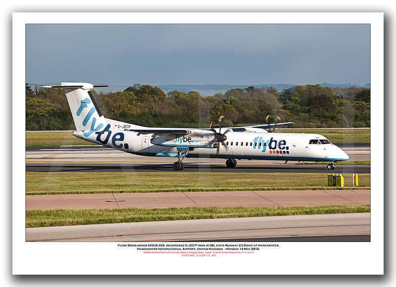 G-JECP - Flybe Bombardier DHC8-402  (Msn 4136) - 01
