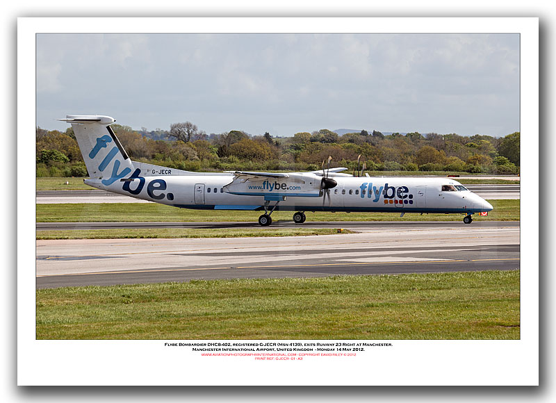 G-JECR - Flybe Bombardier DHC8-402  (Msn 4139) - 01