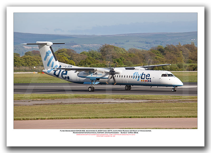G-JEDM - Flybe Bombardier DHC8-402  (Msn 4077) - 02