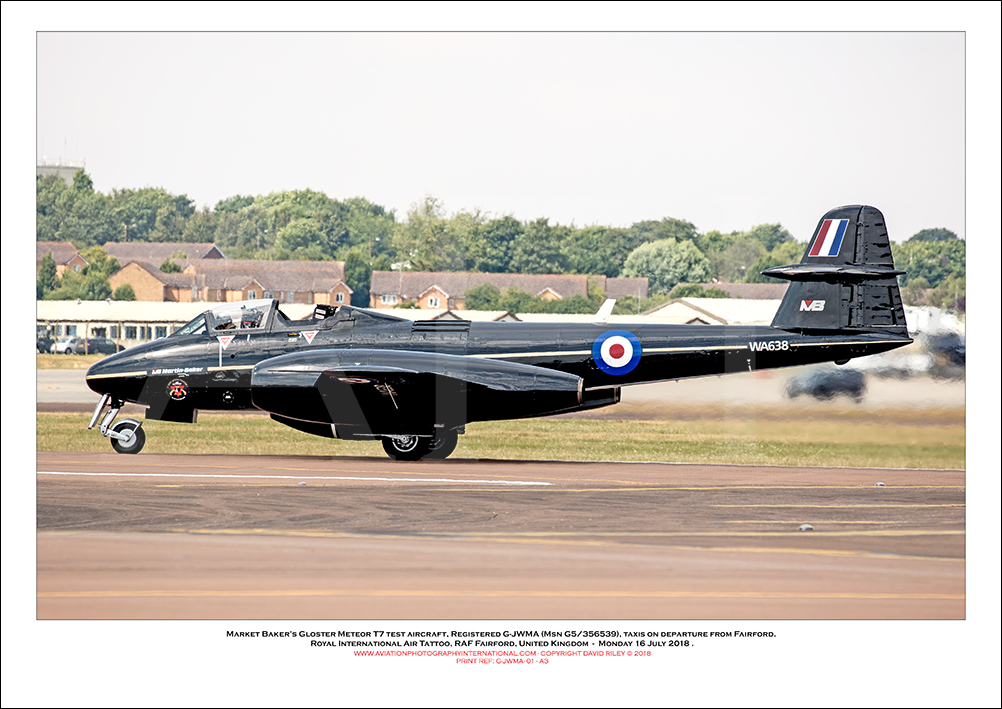 G-JWMA - Martin Baker�s Gloster Meteor T7 test aircraft  (Msn G5/356539) - 01
