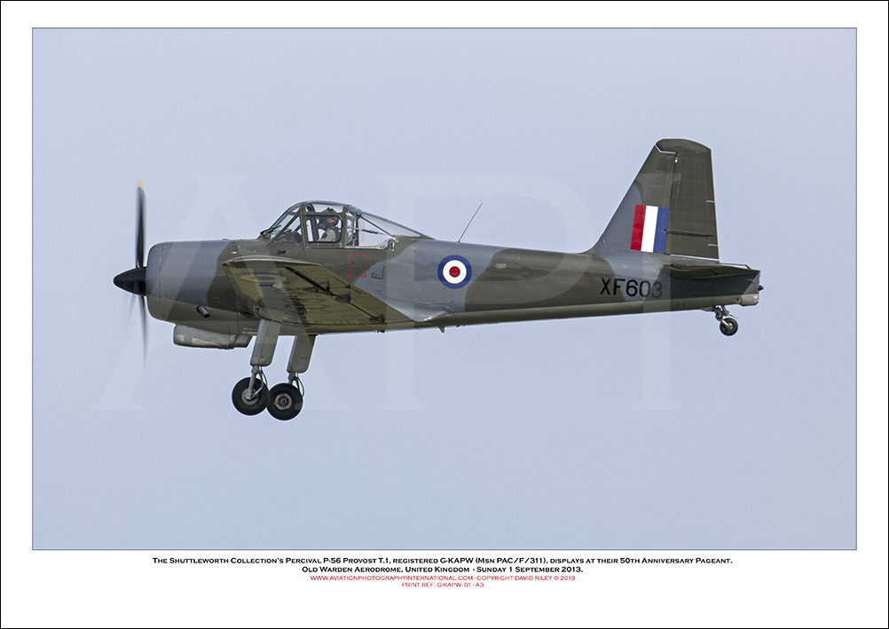 G-KAPW - Percival P-56 Provost T.1 (Msn PAC/F/311) - 01