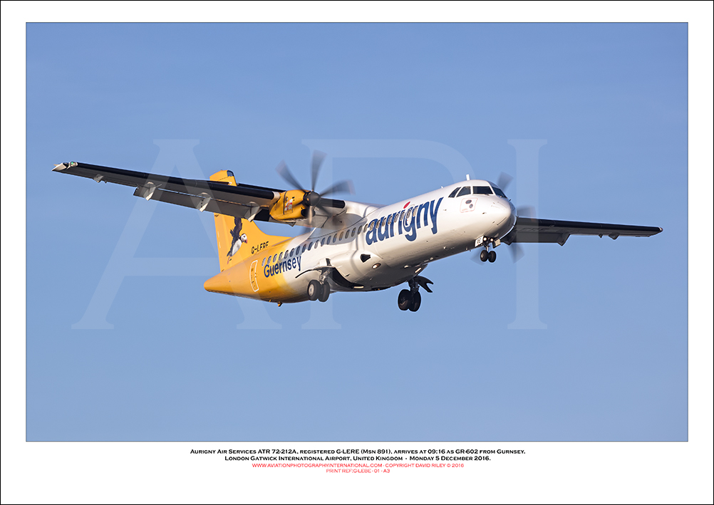 G-LERE- Aurigny Air Services ATR 72-212A  (Msn 891 ) - 01