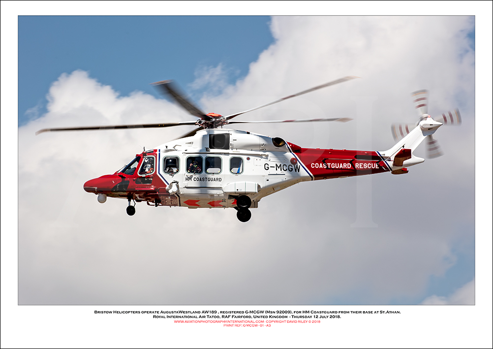 G-MCGW  - HM Coastguard  AugustaWestland AW189  (Msn 920009) - 01