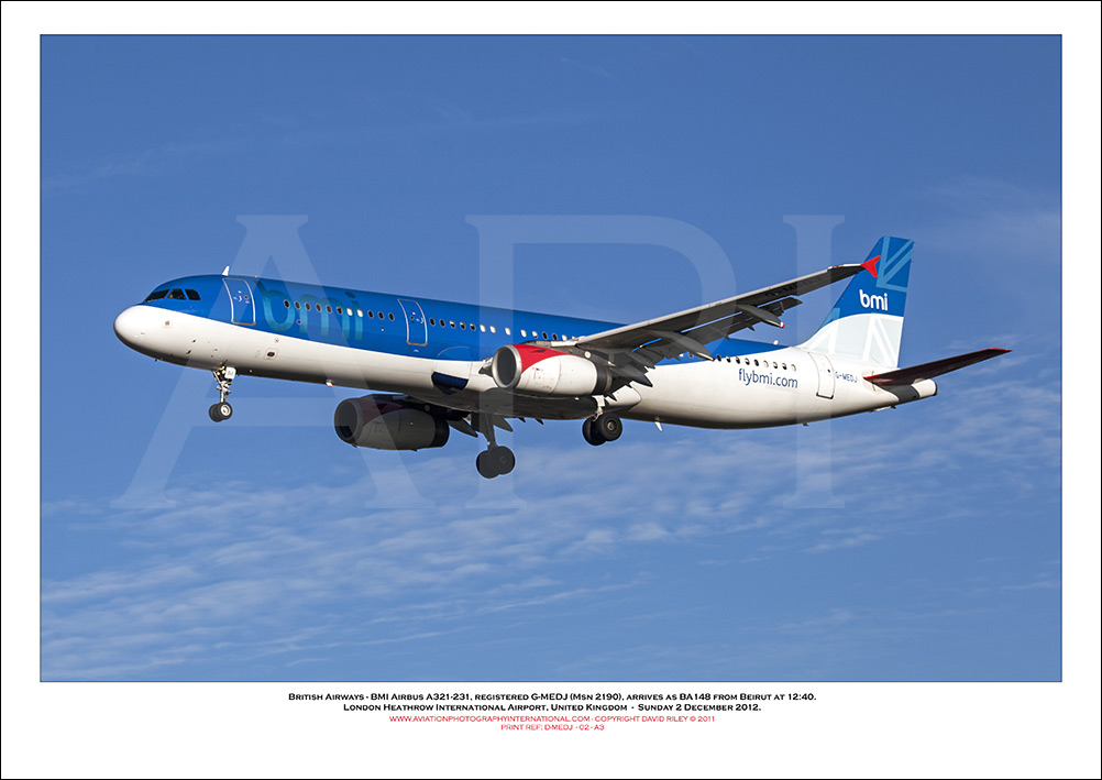 G-MEDJ - BMI Airbus A321-231 (Msn 2190) - 02