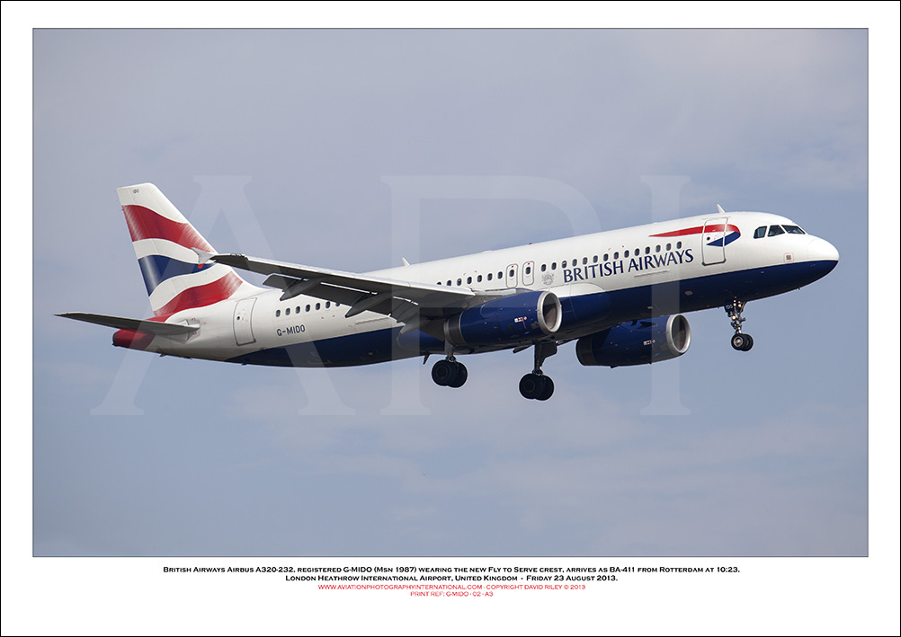 G-MIDO - British Airways Airbus A320-232 (Msn 1987) - 02