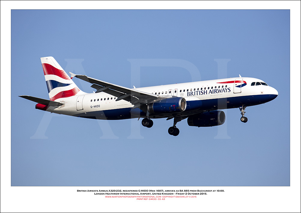 G-MIDO - British Airways Airbus A320-232 (Msn 1987) - 03