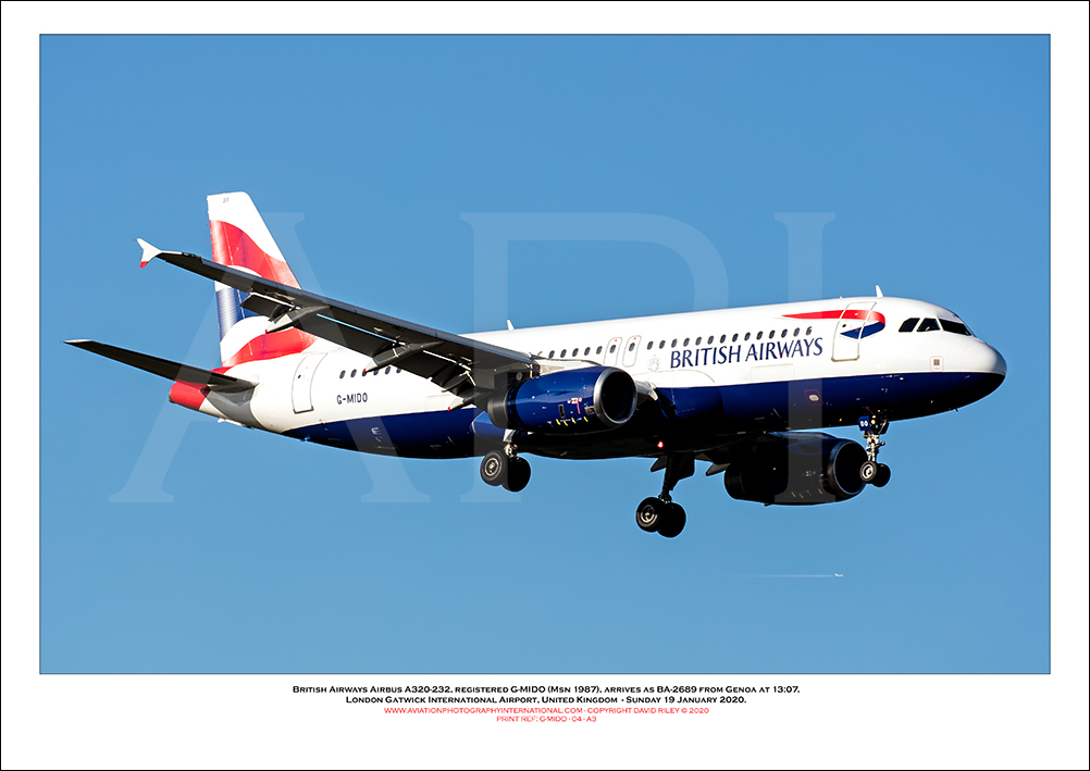 G-MIDO - British Airways Airbus A320-232 (Msn 1987) - 04