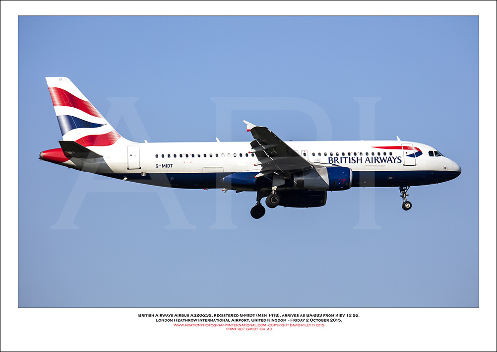 G-MIDT - British Airways Airbus A320-232 (Msn 1418) - 04