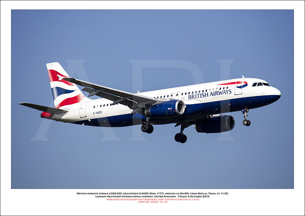 G-MIDX - British Airways Airbus A320-232 (Msn 1177) - 04