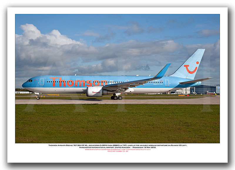 G-OBYH - Thomson Airways Boeing 767-304 ER WL  (Msn 28883 Ln 737) - 01