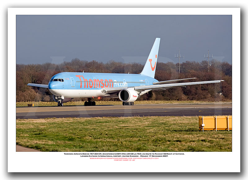 G-OBYI - Thomson Airways Boeing 767-304 ER  (Msn 29138 Ln 783) - 01