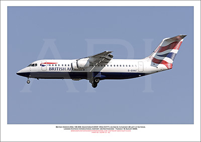 G-OINV - British Airways Citiexpress BAe 146-300  (Msn E3171) - 01