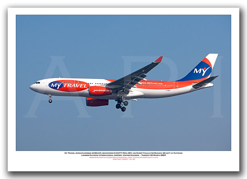 G-OMYT - My Travel Airways Airbus A330-243  (Msn 301) - 02