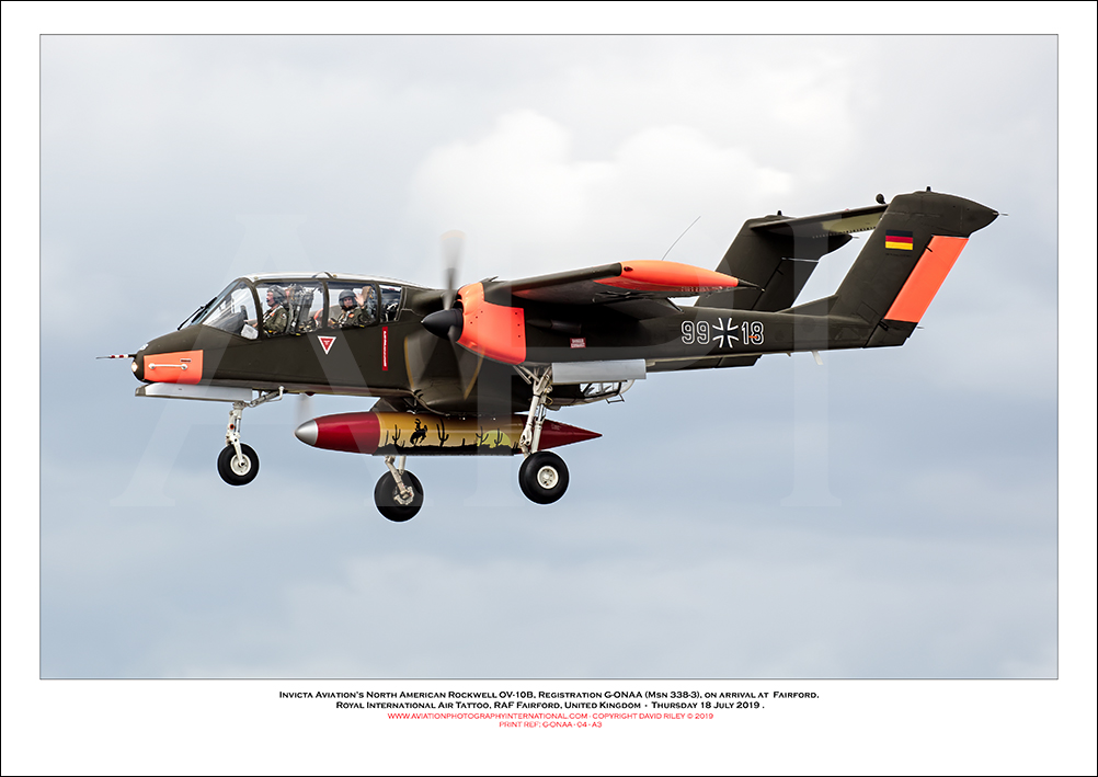 G-ONAA - Invicta Aviation�s North American Rockwell OV-10B (Msn 338-3) - 04