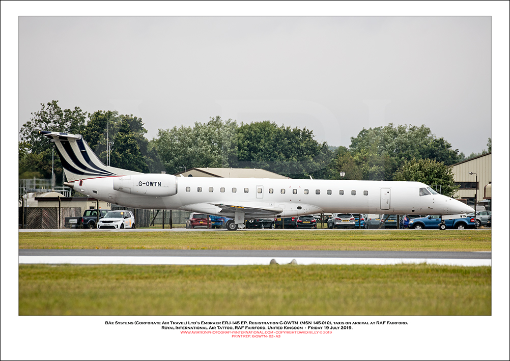 G-OWTN BAe Systems (Corporate Air Travel) Ltd�s Embraer ERJ-145 EP (Msn145-010) - 04