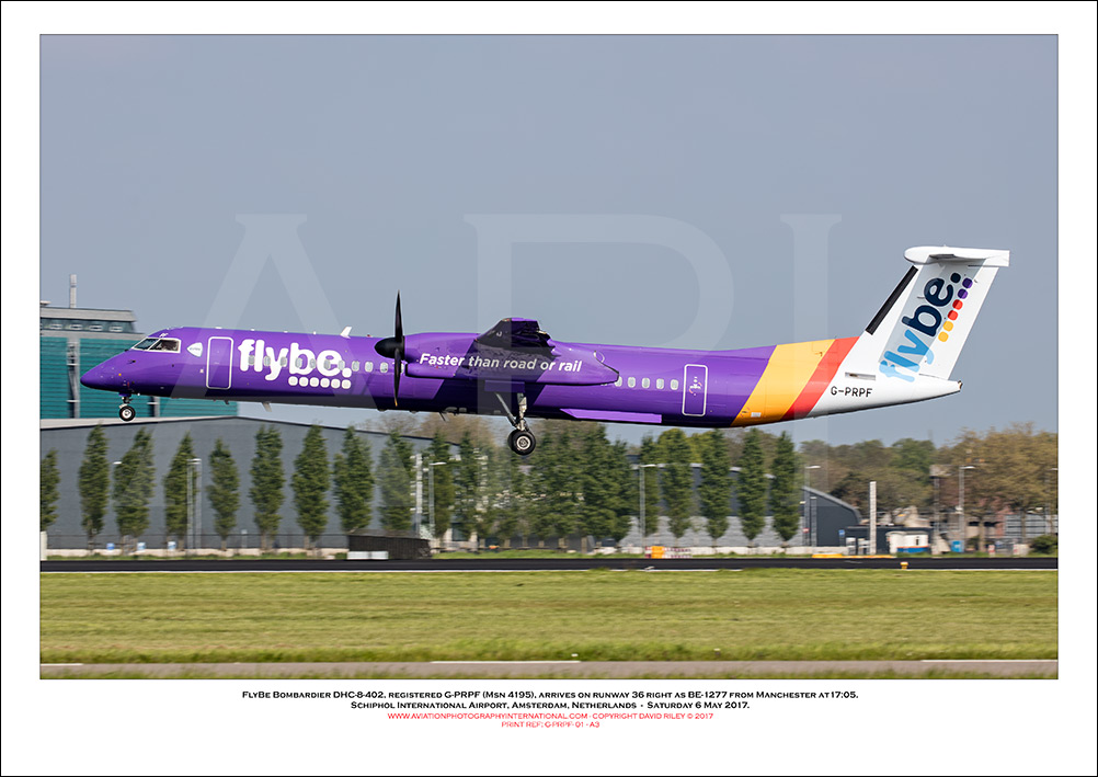 G-PRPF - Flybe Bombardier DHC8-402  (Msn 4195) - 01