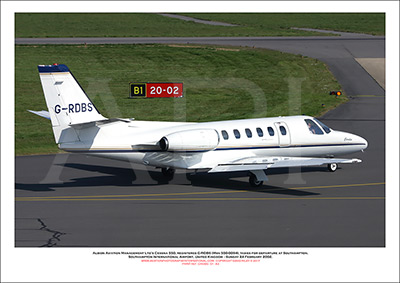 G-RDBS - Albion Aviation Management Ltd�s Cessna 550 (Msn 550-0094)- 01