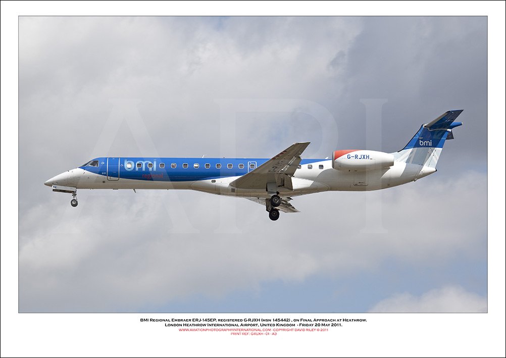 G-RJXH - BMI Regional Embraer ERJ-145E EP (Msn 145442) - 01