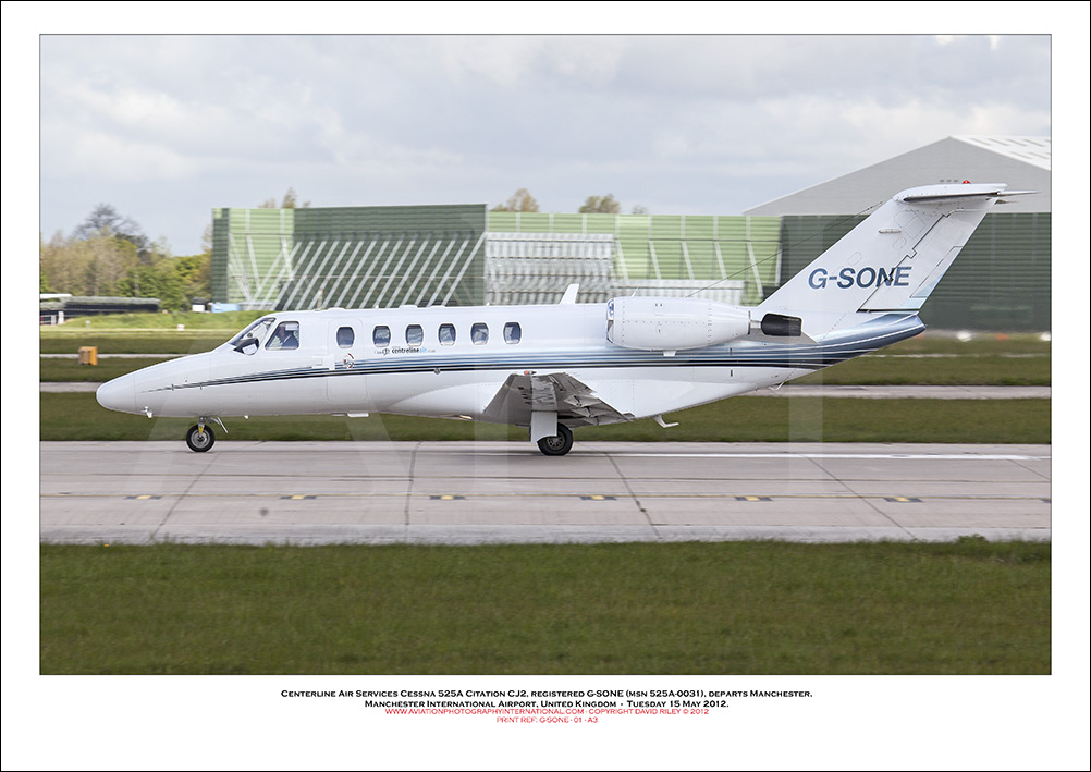 G-SONE - Centerline Air Services Cessna 525A Citation CJ2  (Msn 525A-0031) - 01